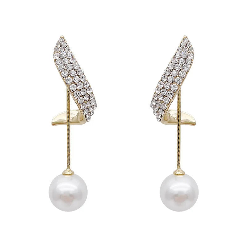 Boucles d’Oreilles Perles & Pampilles Cristal
